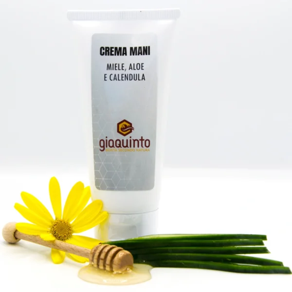 Crema Mani al Miele, Aloe e Calendula - Idratazione e Sollievo Naturale