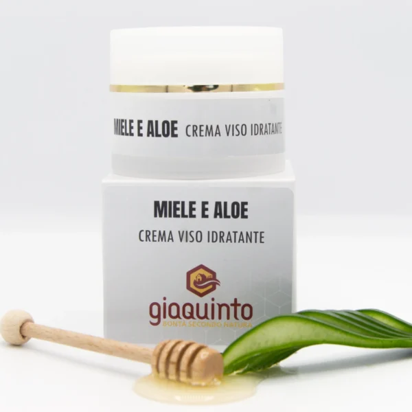 Crema Viso Idratante Miele e Aloe - Idratazione Intensa e Duratura